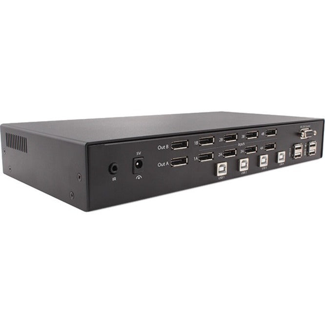 SmartAVI DPN-4DUO-S 4-Port Dual-Head DisplayPort KVM Switch - USB 2.0 | TecISoft