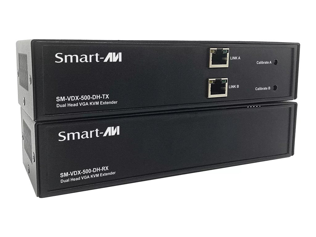 SmartAVI SM-VDX-500-DH-S - Transmitter and receiver - KVM extender - over CAT 5/5e/6 - USB - up to 499 ft - TAA Compliant