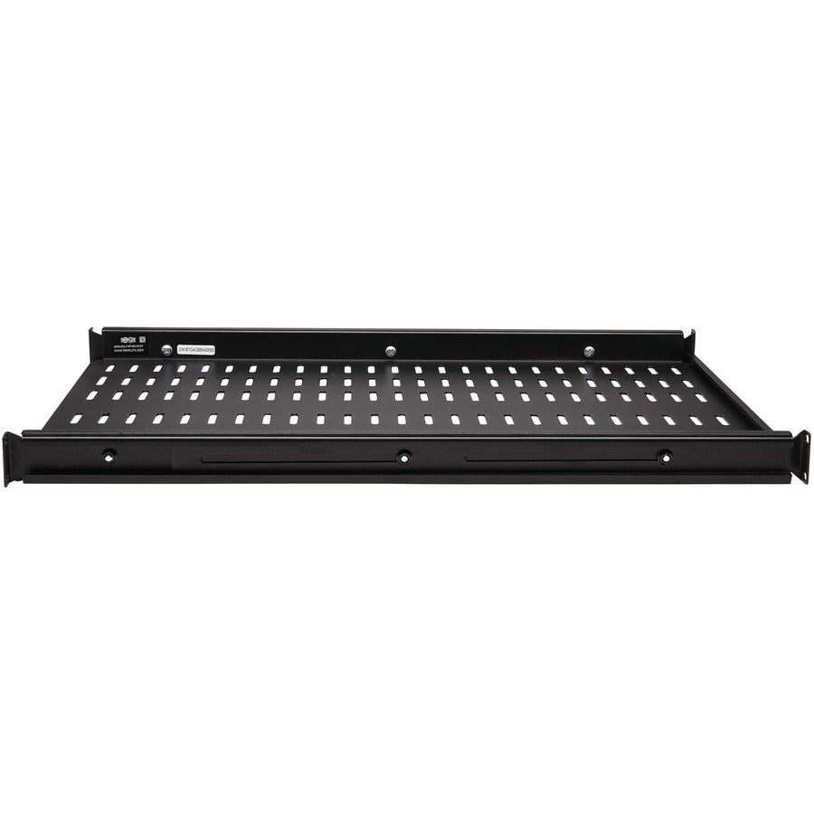 SmartRack Adjustable-Deep Steel Rack Shelf - 1U, Vented, 250 lb. Capacity SRSHELF4PHDVENT