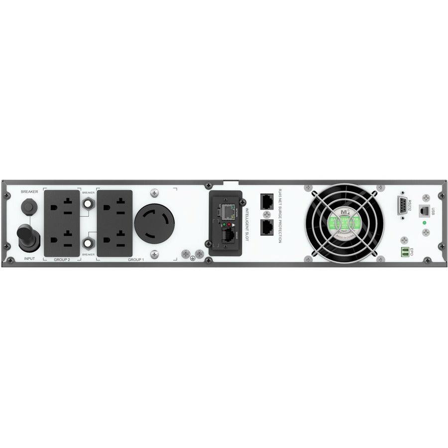 SmartZone Intelligent Rack UPS, 3kVA, 2U, 120V, Single Phase, Lithium-Ion U03N11L