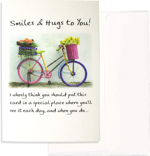 Smiles And Hugs To You Greeting Card