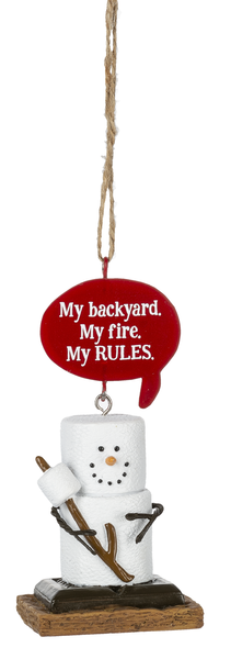 S'mores Campfire Ornament - My Rules