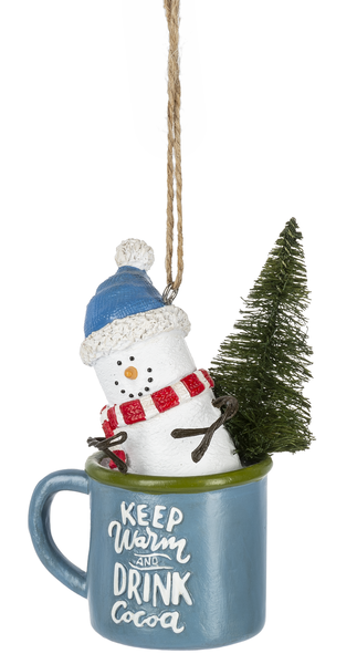 Smore's Cocoa Ornament - Keep Warm