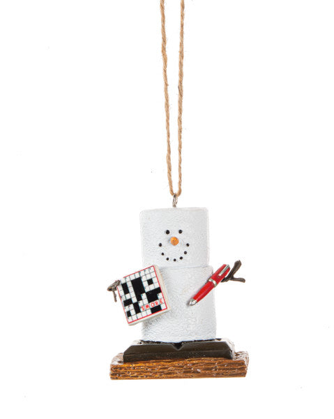 S'mores Game Night Ornament - Crosswords