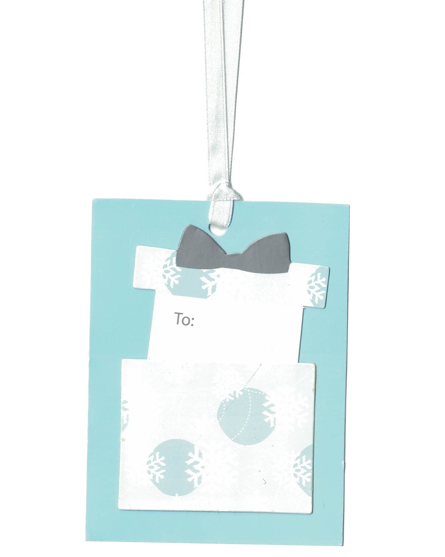 Snow Drift Pop-Up Gift Tag