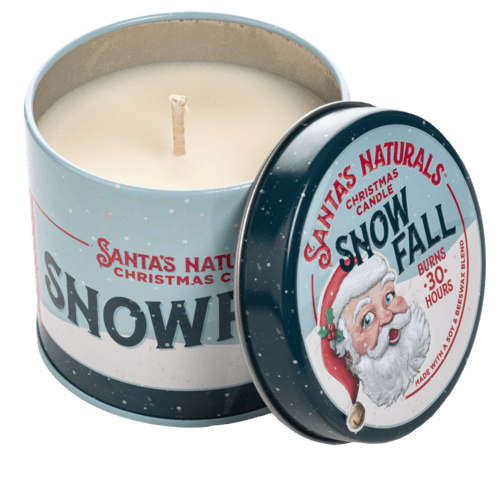 Snowfall 9oz Tin Candle