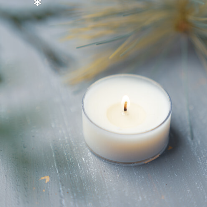 Snowfall Tealight Candles - Box of 12