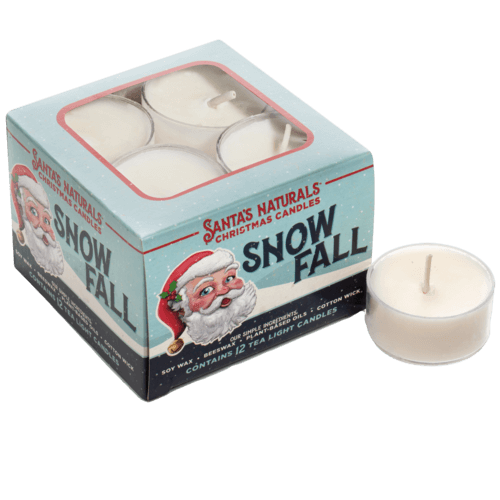 Snowfall Tealight Candles - Box of 12