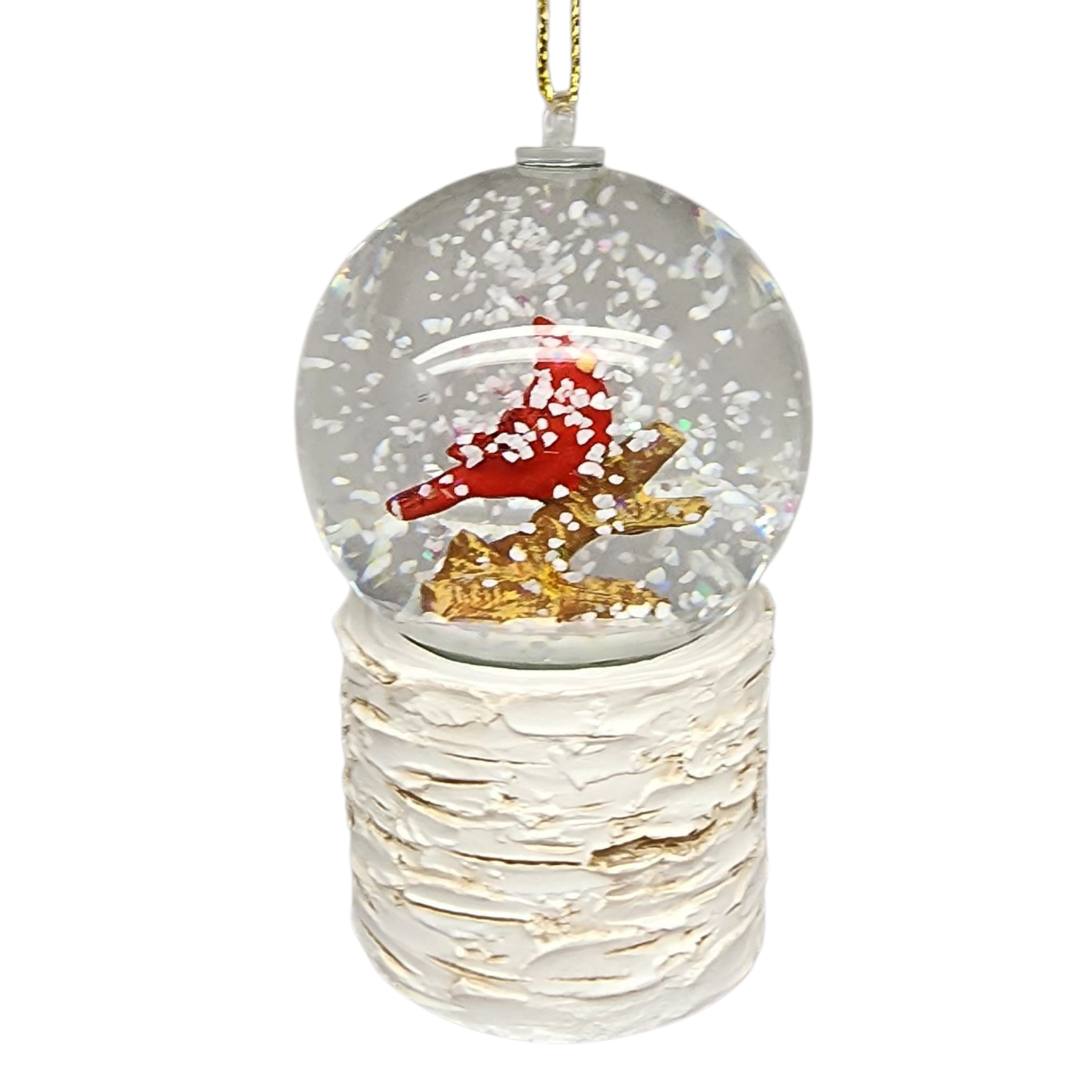 Snowglobe Cardinal Ornament