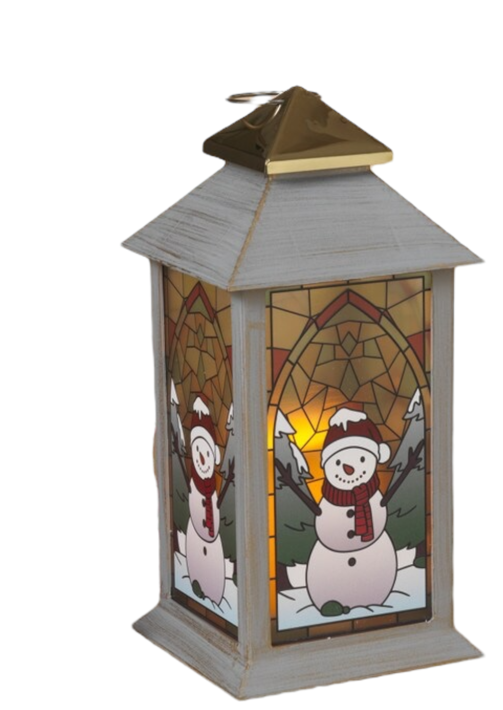Snowman Cheer Lantern