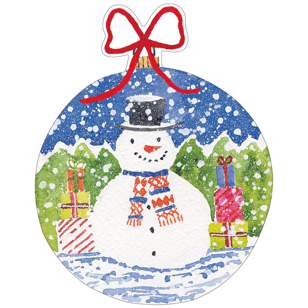 Snowman Ornaments Gift Tags