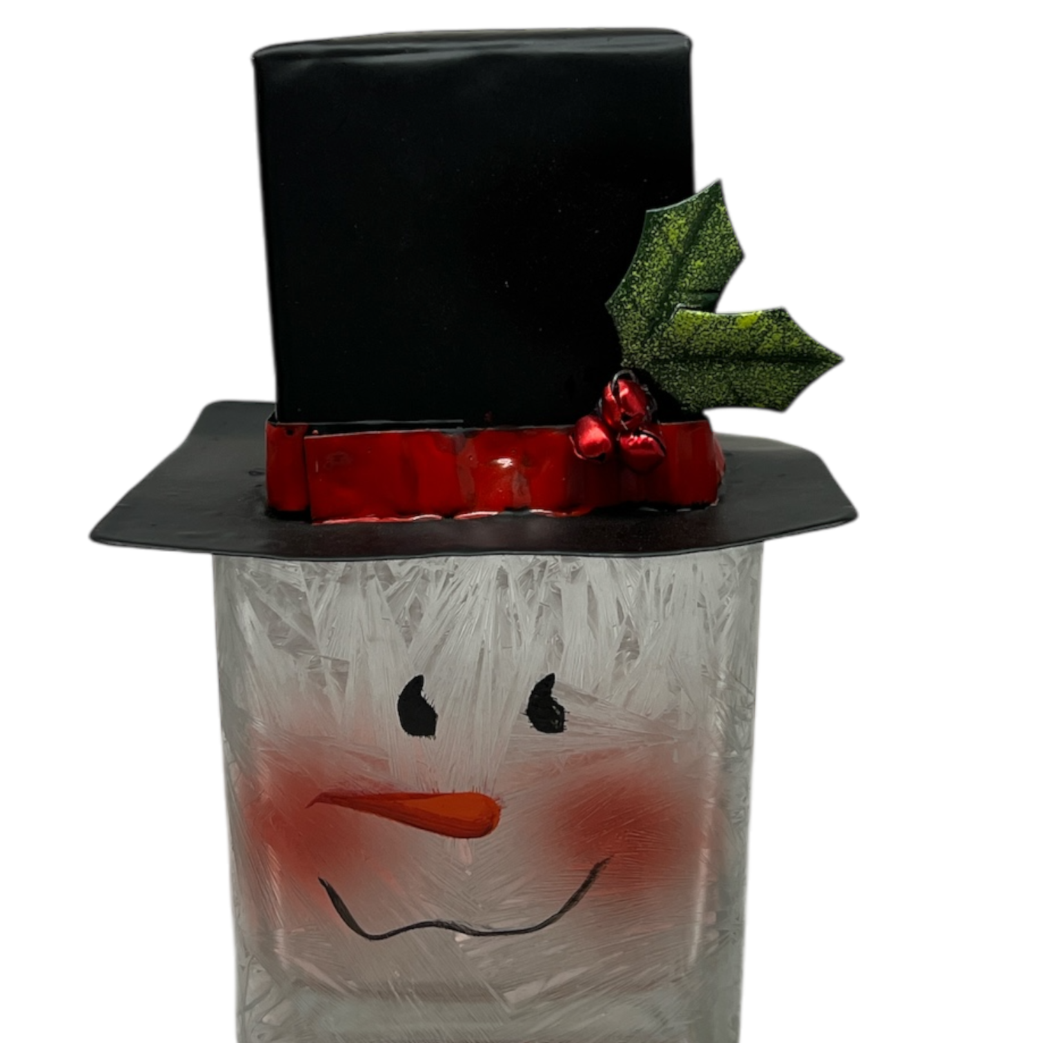 Snowman Tealight Candle Holder