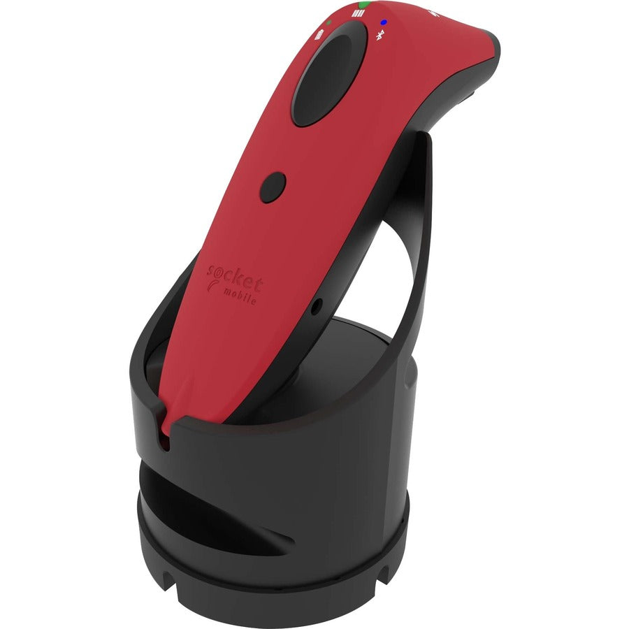 Socket Mobile SocketScan&reg; S700, Linear Barcode Scanner, Red & Black Charging Dock CX3461-1929