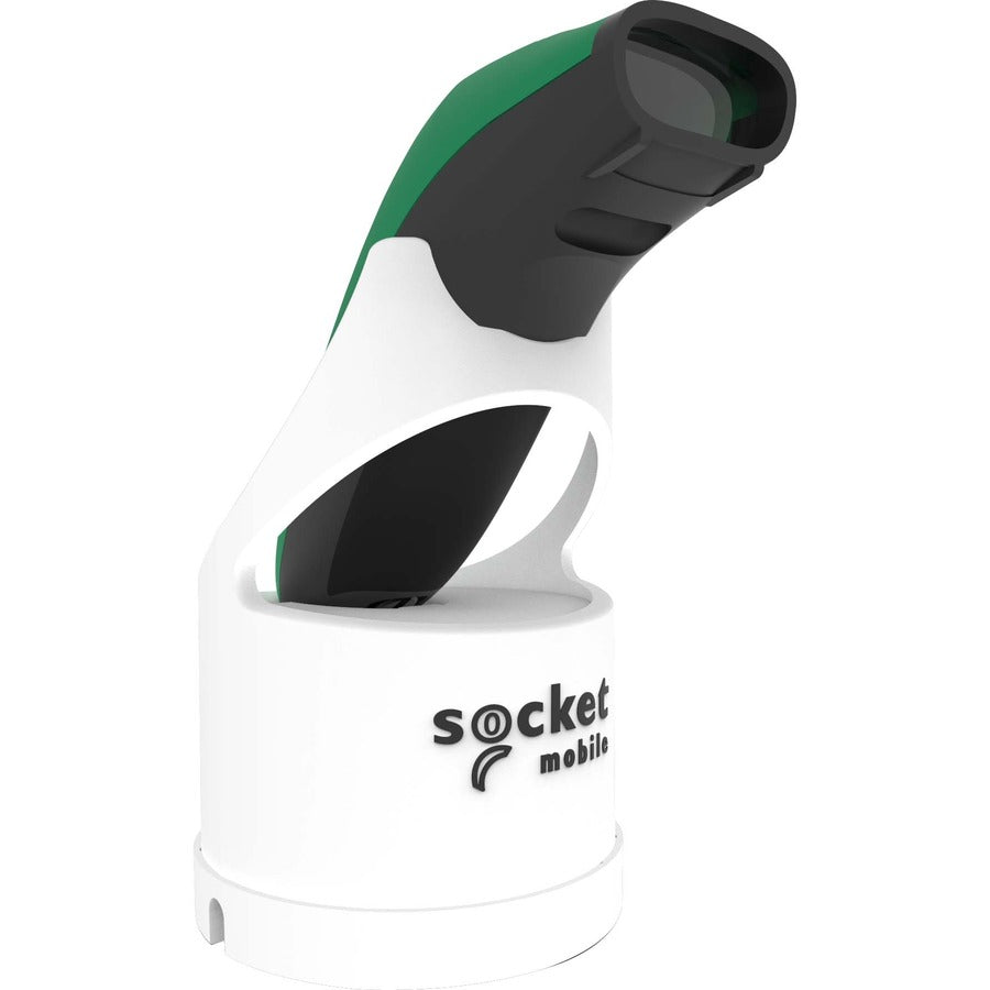 Socket Mobile Socketscan&Reg; S700, Linear Barcode Scanner, Green & White Charging Dock