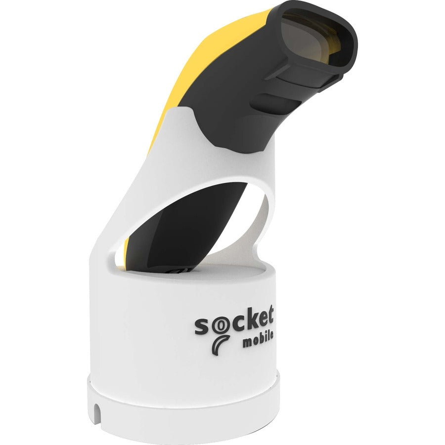 Socket Mobile Socketscan&Reg; S700, Linear Barcode Scanner, Yellow & White Charging Dock