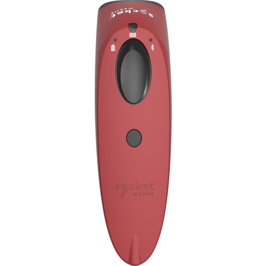 Socket Mobile Socketscan&Reg; S730, Laser Barcode Scanner, Red & White Charging Dock