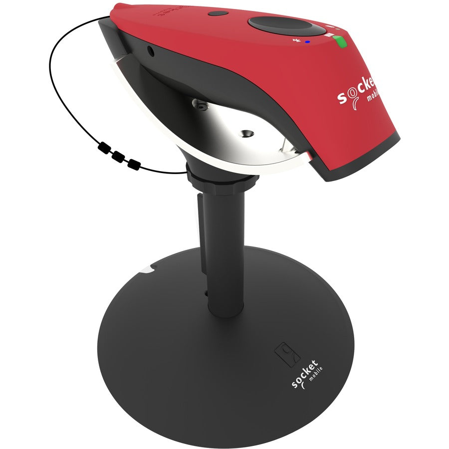 Socket Mobile Socketscan&Reg; S740, Universal Barcode Scanner, Red & Charging Stand