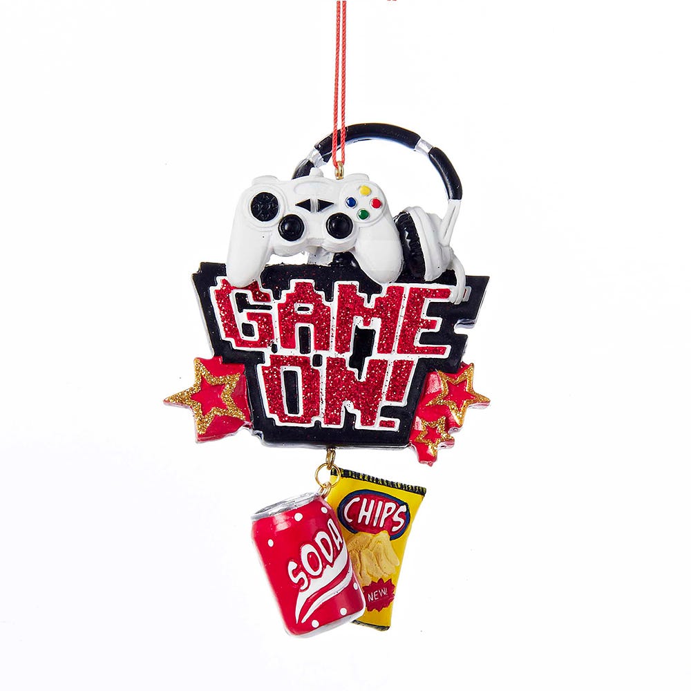 Soda and Chips - Game On! - Dangle Ornament