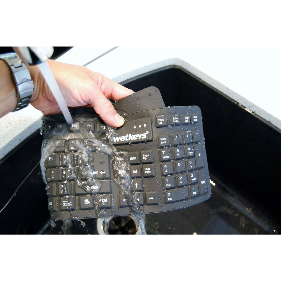 Soft-Touch Comfort Silicone Waterproof Keyboard