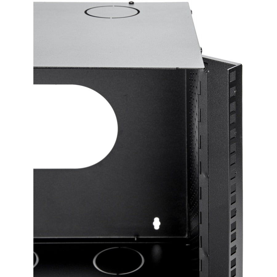 SolidRack 8U Wall Mount Network Rack - Low Profile wallmount Bracket - 11 inch Deep -