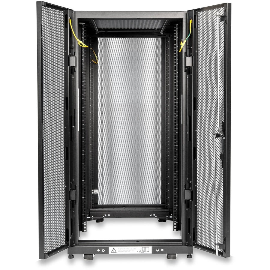 SolidRack R3104 Premium 24U Rack Enclosure Cabinet - Includes Doors & Side Panels - 3300