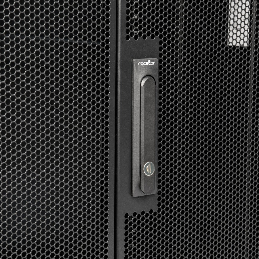 SolidRack R3104 Premium 24U Rack Enclosure Cabinet - Includes Doors & Side Panels - 3300