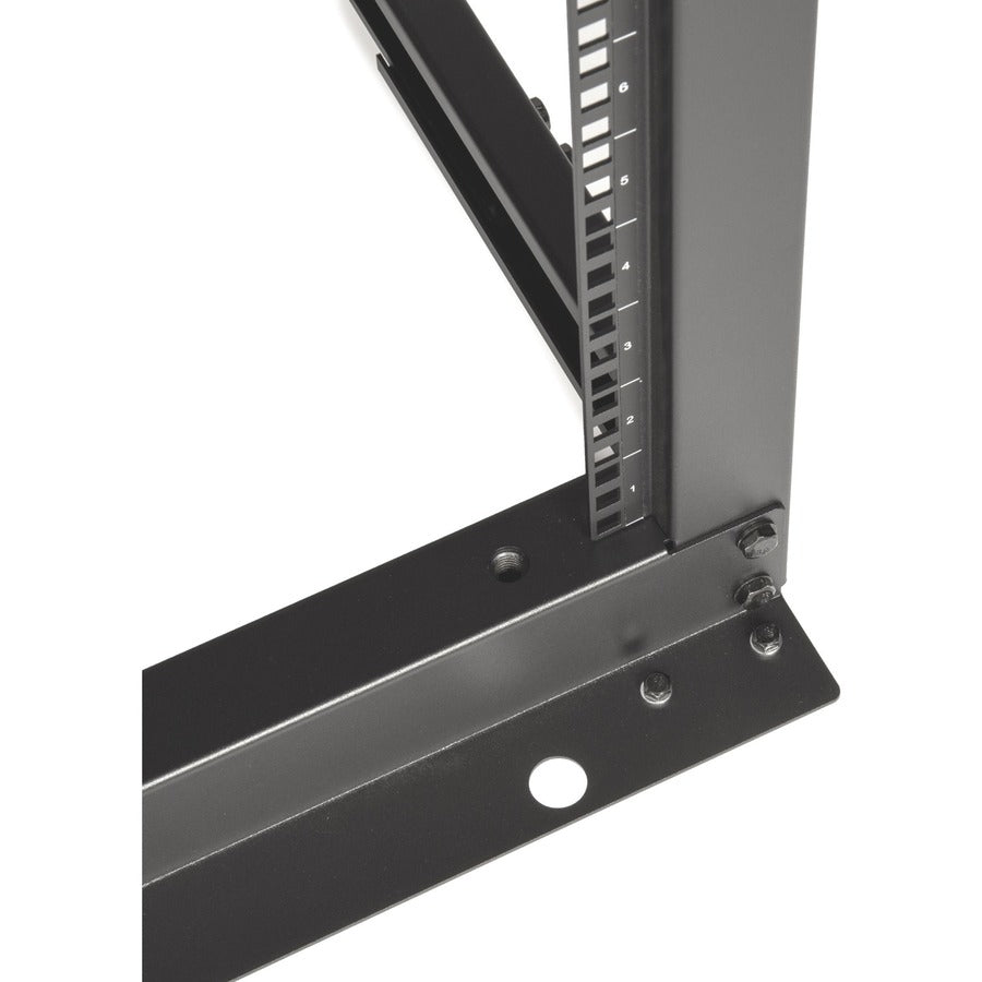 Solidrack 25U Open Frame Rack,4-Post Adjustable Depth Rack -Black