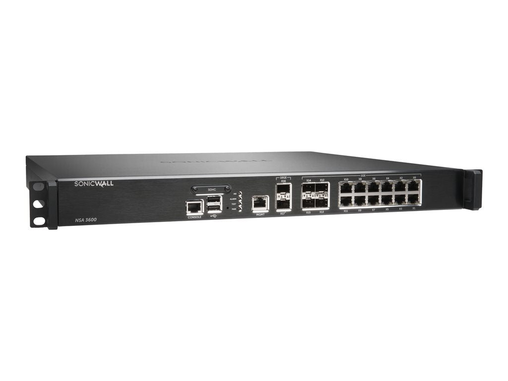 SonicWall NSa 3600 - Security appliance - 10GbE - 1U - NFR, demo 01-SSC-3852