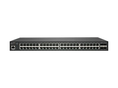SonicWall Switch SWS14-48 - Switch - managed - 48 x 10/100/1000 + 4 x 10 Gigabit SFP+ - rack-mountable - with 3 years 24x7 Support 02-SSC-8379