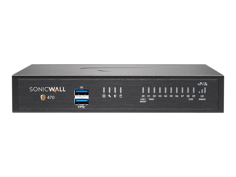 SonicWall TZ Series (Gen 7) TZ470 - Security appliance - with 3 years Advanced Protection Service Suite and Cloud Secure Edge 03-SSC-3011
