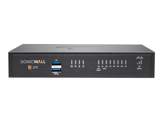 SonicWall TZ270 Network Security/Firewall Appliance - Intrusion Prevention - 8 Port -