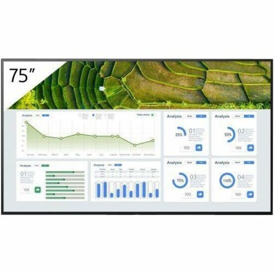 Sony FW-75BZ30L 75" 4K HDR Professional Display - Commercial Monitor | Sony FW75BZ30L