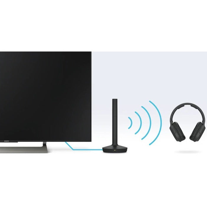 Sony Whrf400 - Headphones - Full Size - Bluetooth - Wireless, Wired - 3.5 Mm Jack - Noise Isolating - Black