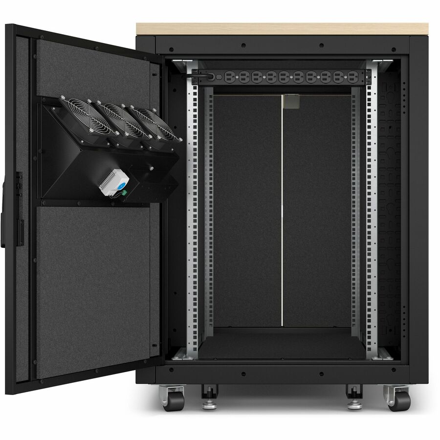 Soundproof Rack - 17U Server Rack Enclosure Noise Reduction | APC NetShelter AR4017A