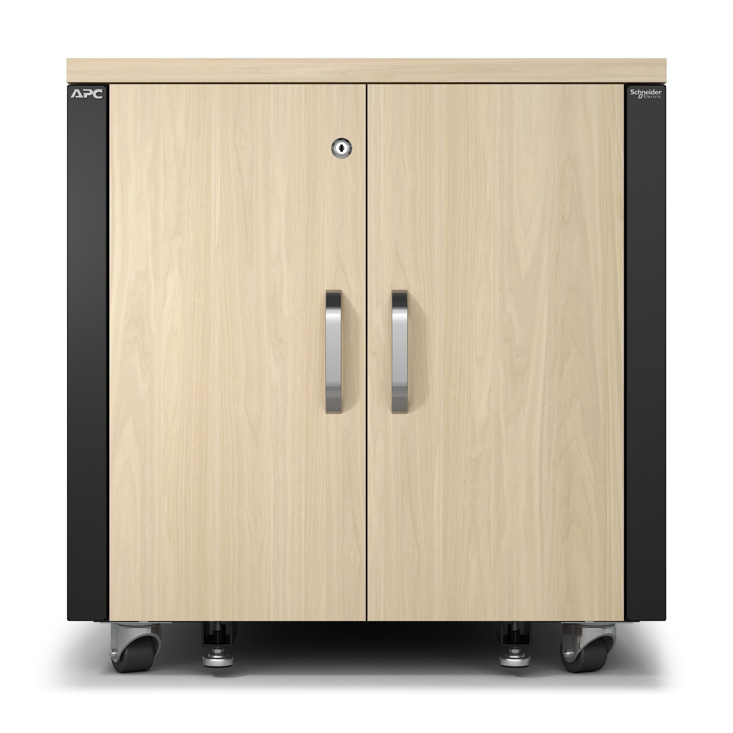 Soundproof Server Rack - APC NetShelter 12U Quiet Office Cabinet Maple | Tecisoft AR4012A