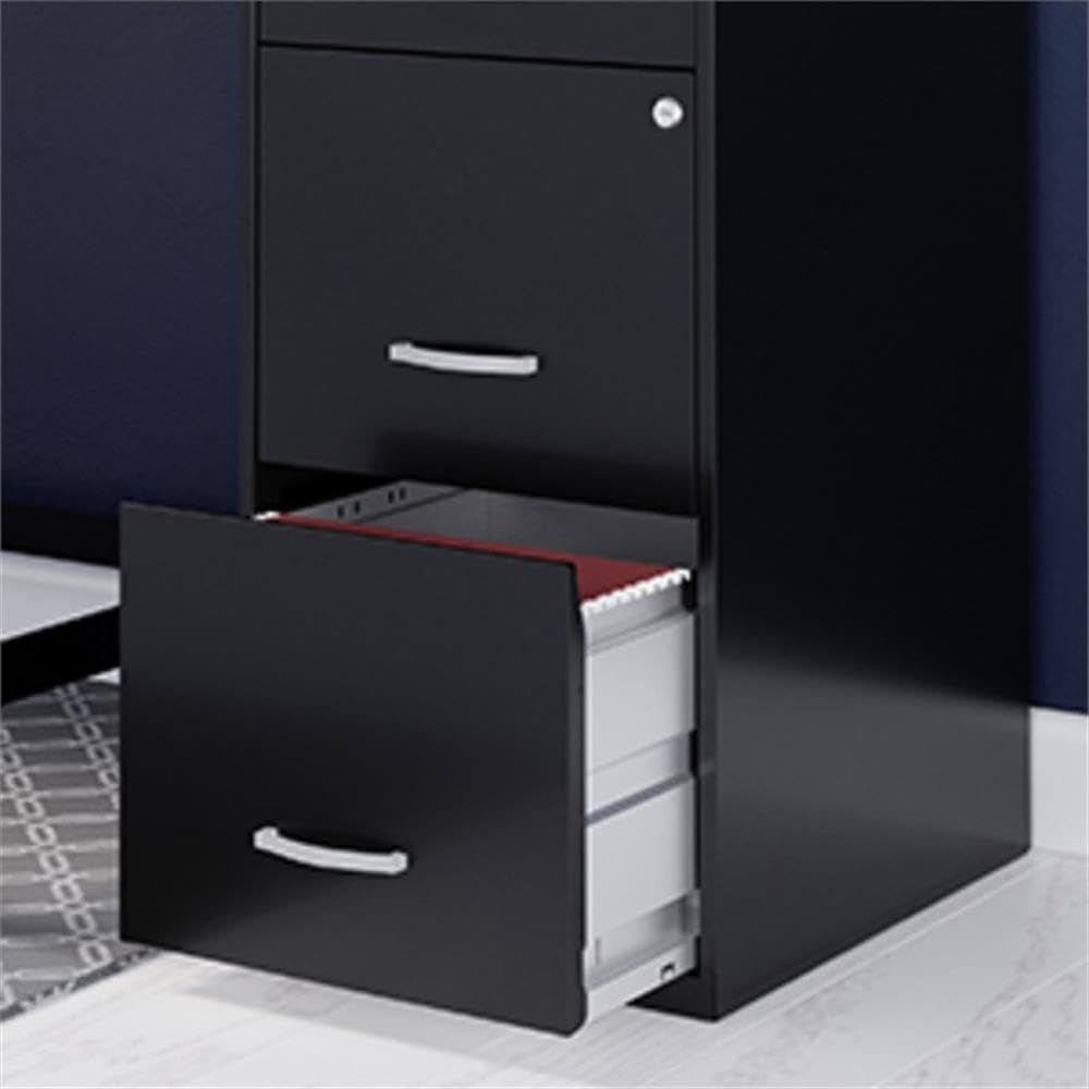 Space Solutions 18In Deep File Cabinet Arctic Silver