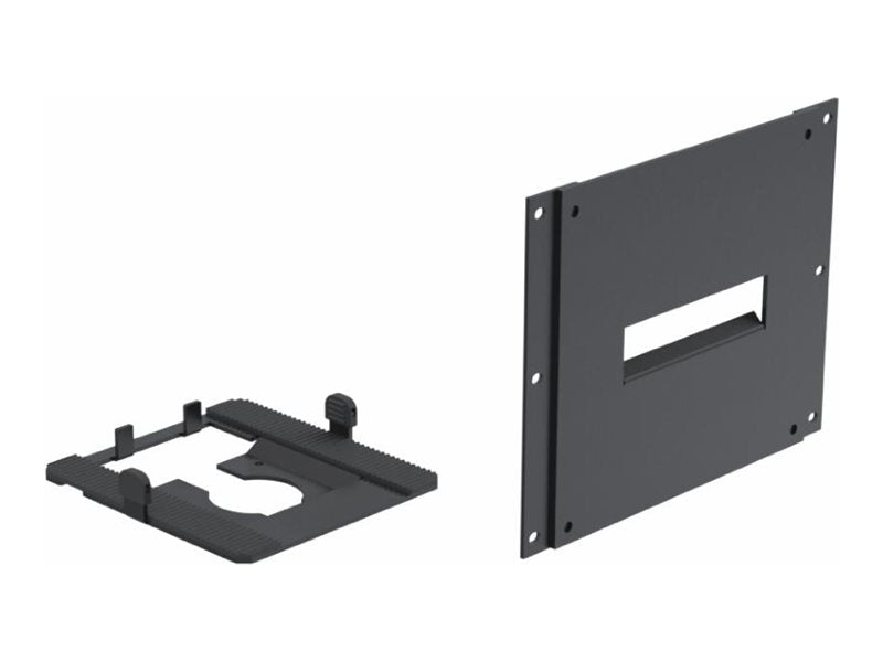 SpacePole - Mounting component (plate cover) - for printer - metal - black - floor mountable, wall-mountable, counter - for Epson SPK604-02