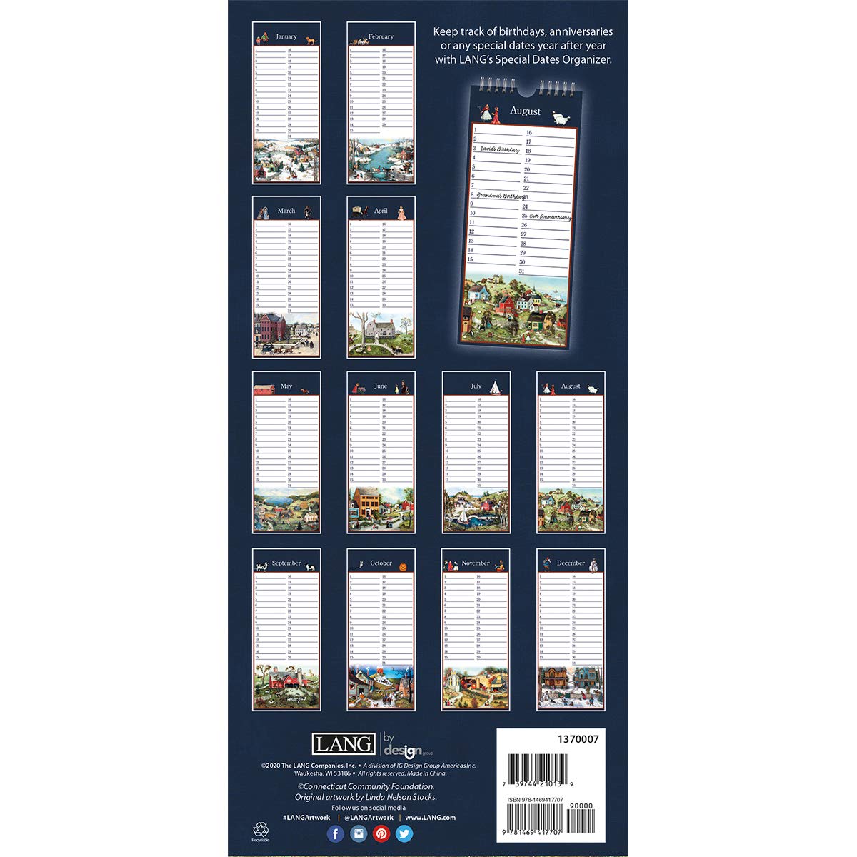 Special Date Organizer - Linda Nelson Stocks