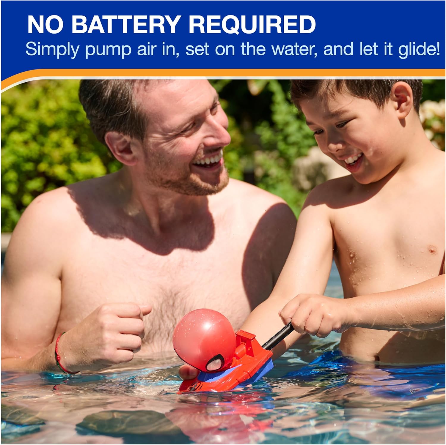 Spiderman Marvel Air Boat Pool / Tub Toy