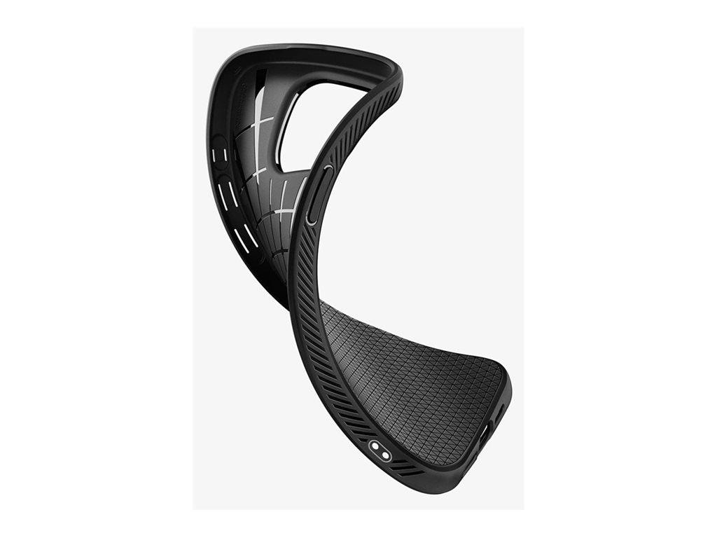 Spigen Liquid Air - Back cover for cell phone - thermoplastic polyurethane (TPU) - matte black - for Apple iPhone 15 Pro ACS06704