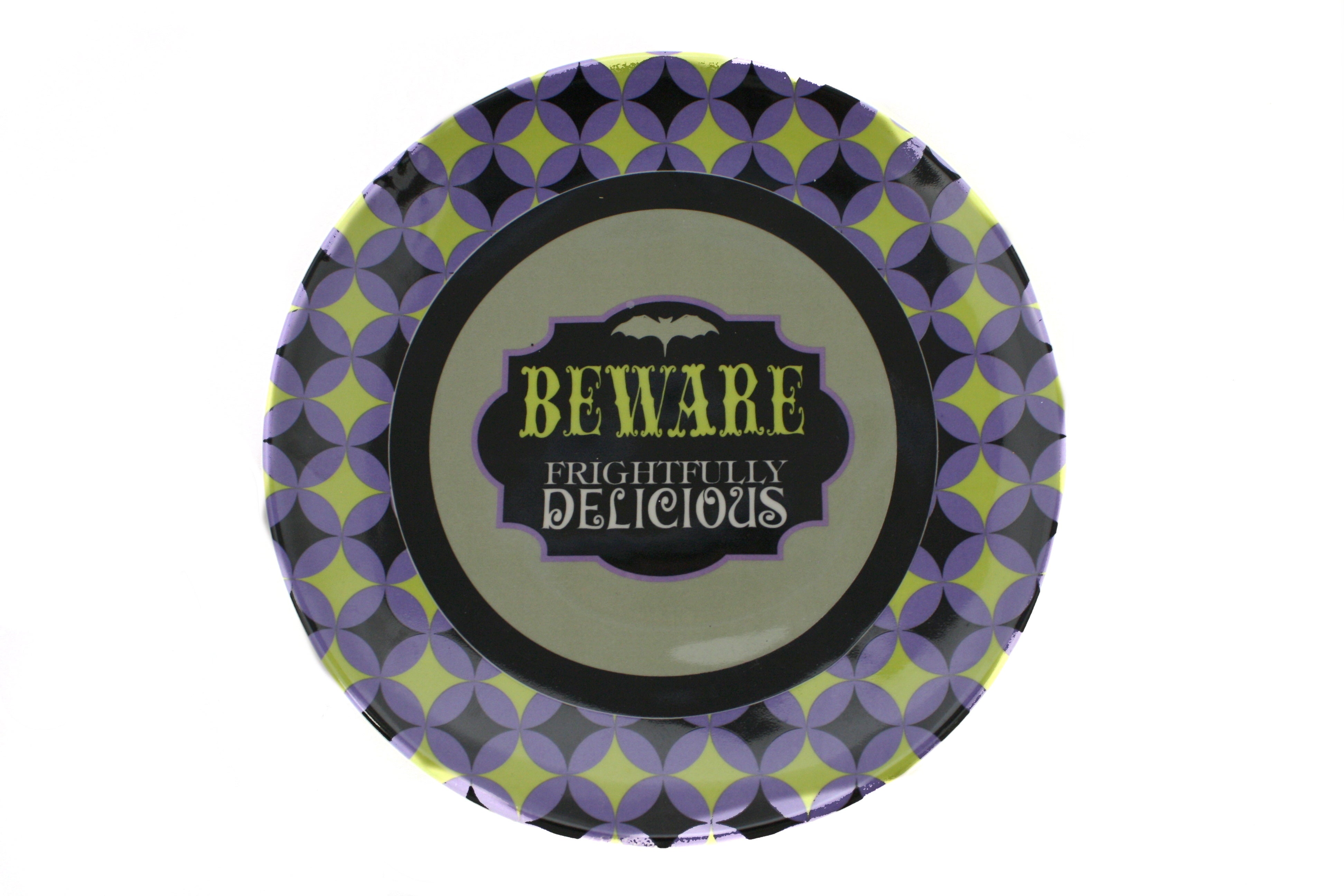 Spooky Plate - Beware Frightfully Delicious