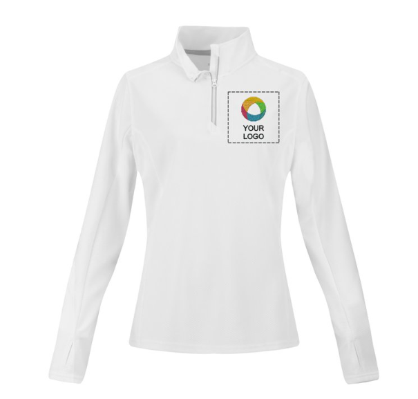 Sport-Tek® Ladies Sport-Wick® Textured 1/4-Zip Pullover – Moisture-Wicking, Stylish Texture for Active Comfort