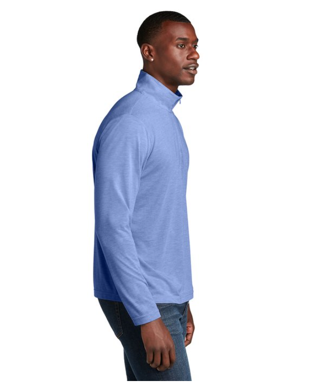 Sport-Tek® PosiCharge Tri-Blend Wicking 1/4-Zip Pullover – Moisture-Wicking Comfort with a Modern Fit