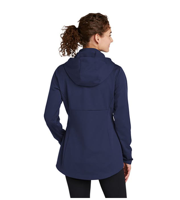 Sport-Tek® Women’s Hooded Softshell Jacket – Sleek, Stretchy, and Built for All-Weather Action
