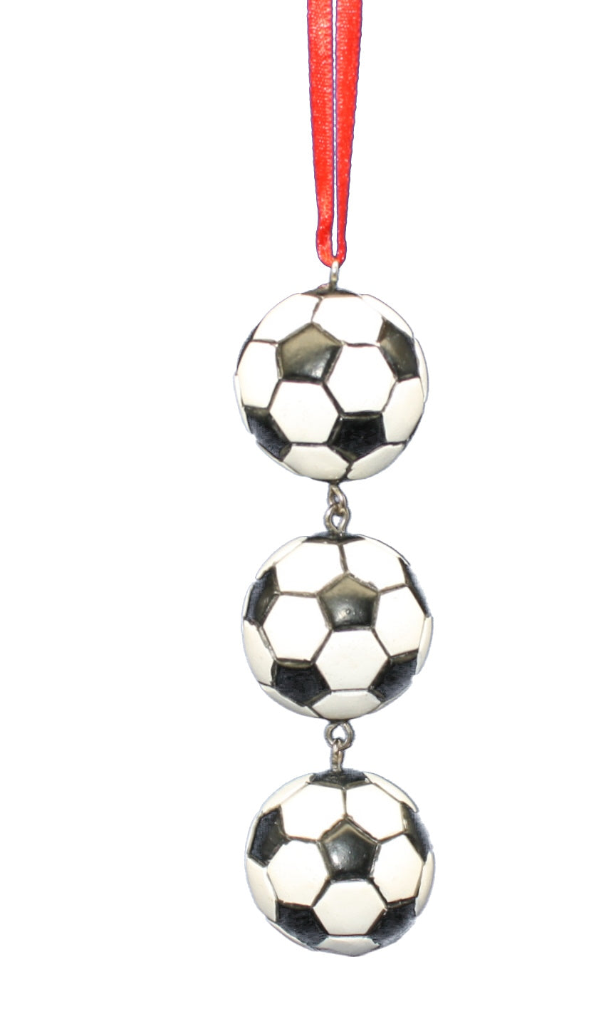 Sports Ball Swag Ornament - Soccer