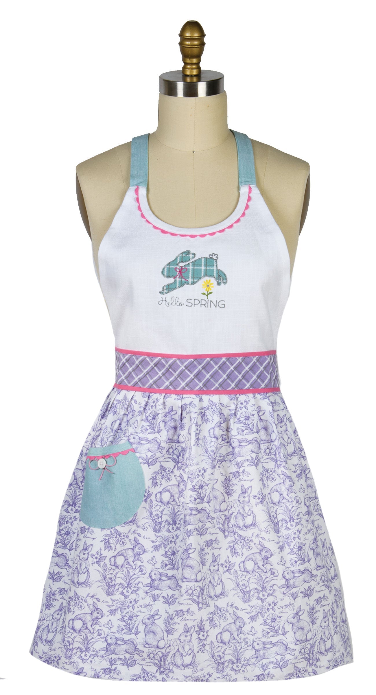 Spring Bunny Hostess Apron