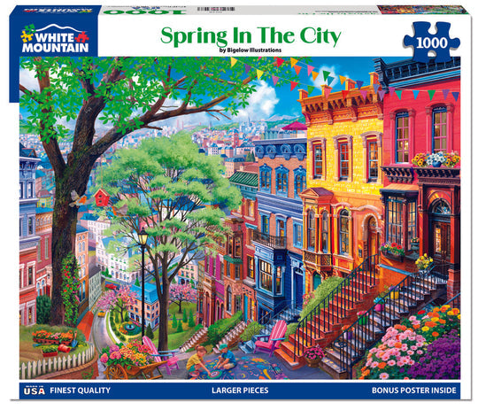 Spring In The City - 1000 Piece Jigsaw Puzzle