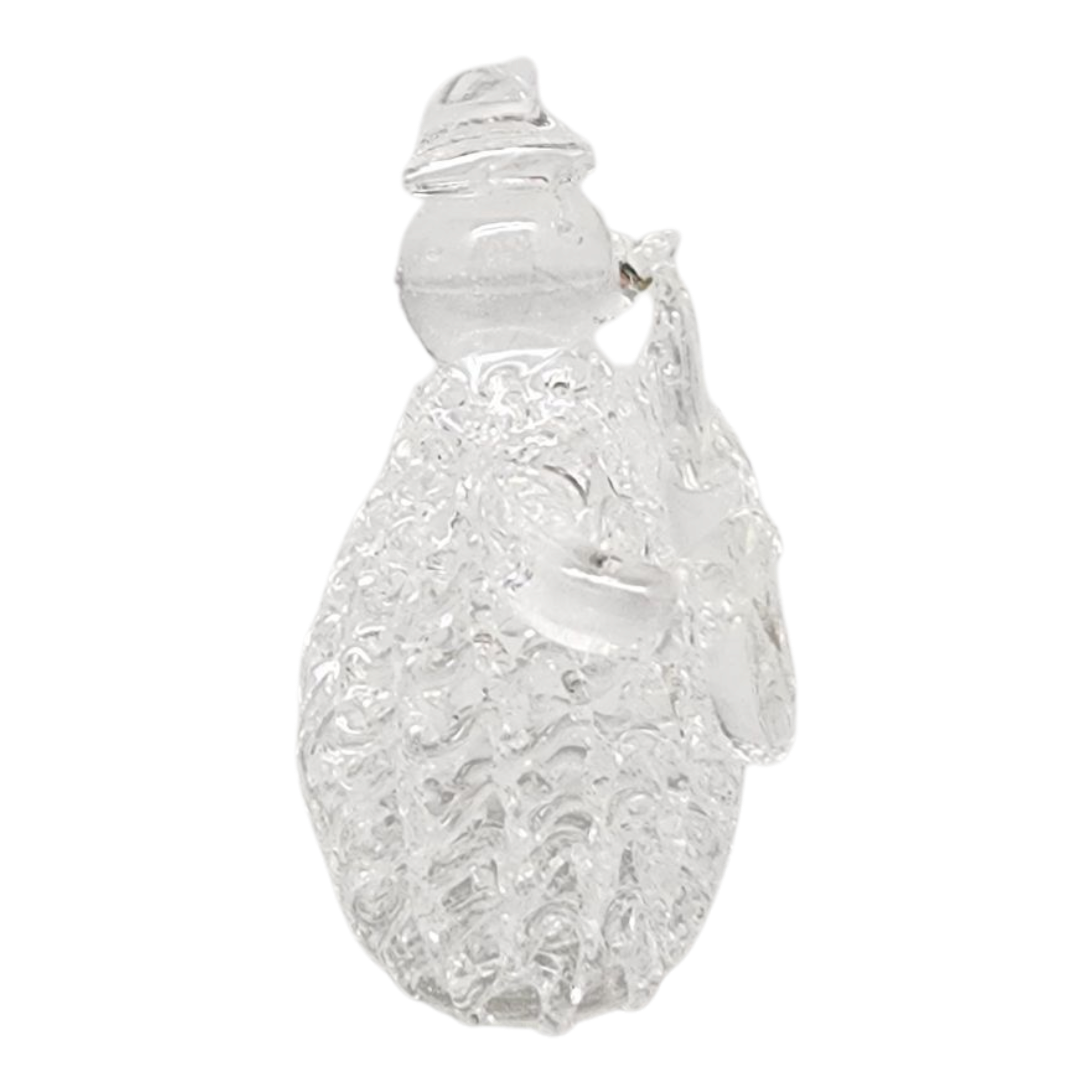 Spunglass Snowman Figurine