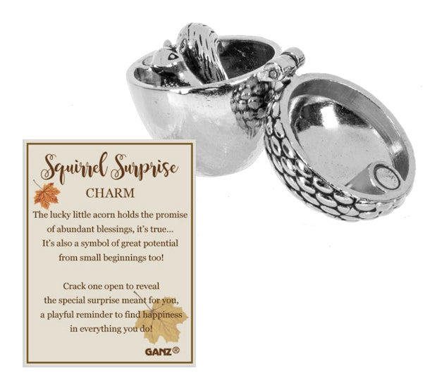 Squirrel Surprise Pocket Charm