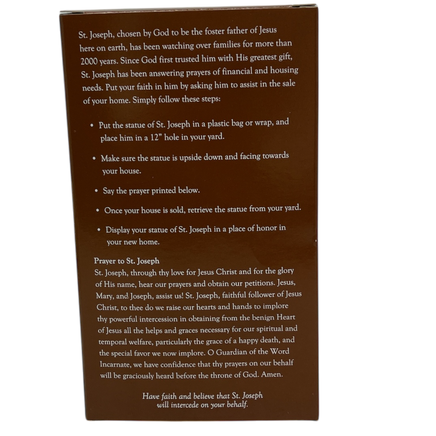 St. Joseph Home Sellers Kit